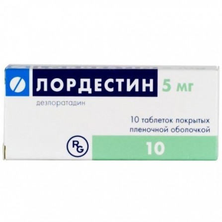 Buy Lordaestin 5mg Coated Tablet N10
