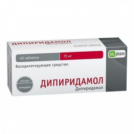 Buy Dipyridamol-OBL tablets coated 75mg N40
