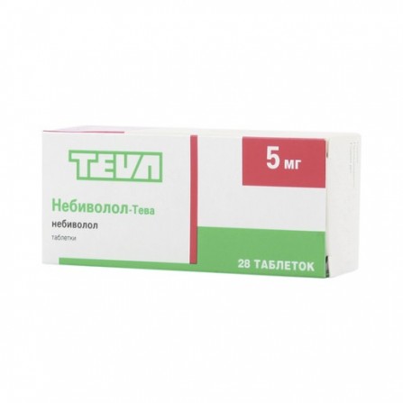 Buy Nebivolol Teva tablets 5mg N28